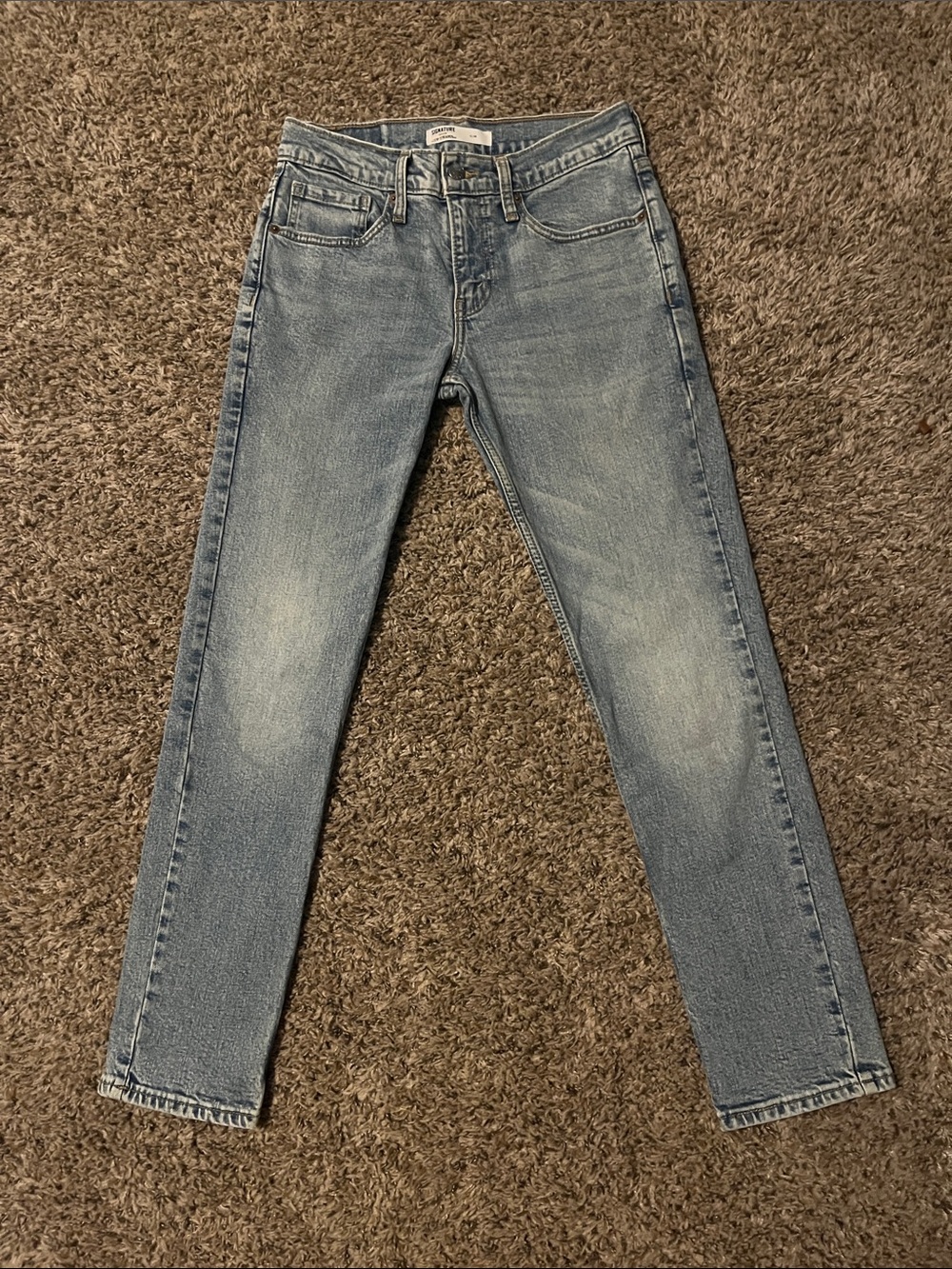 Signature by Levi Strauss Light Wash Slim Jeans